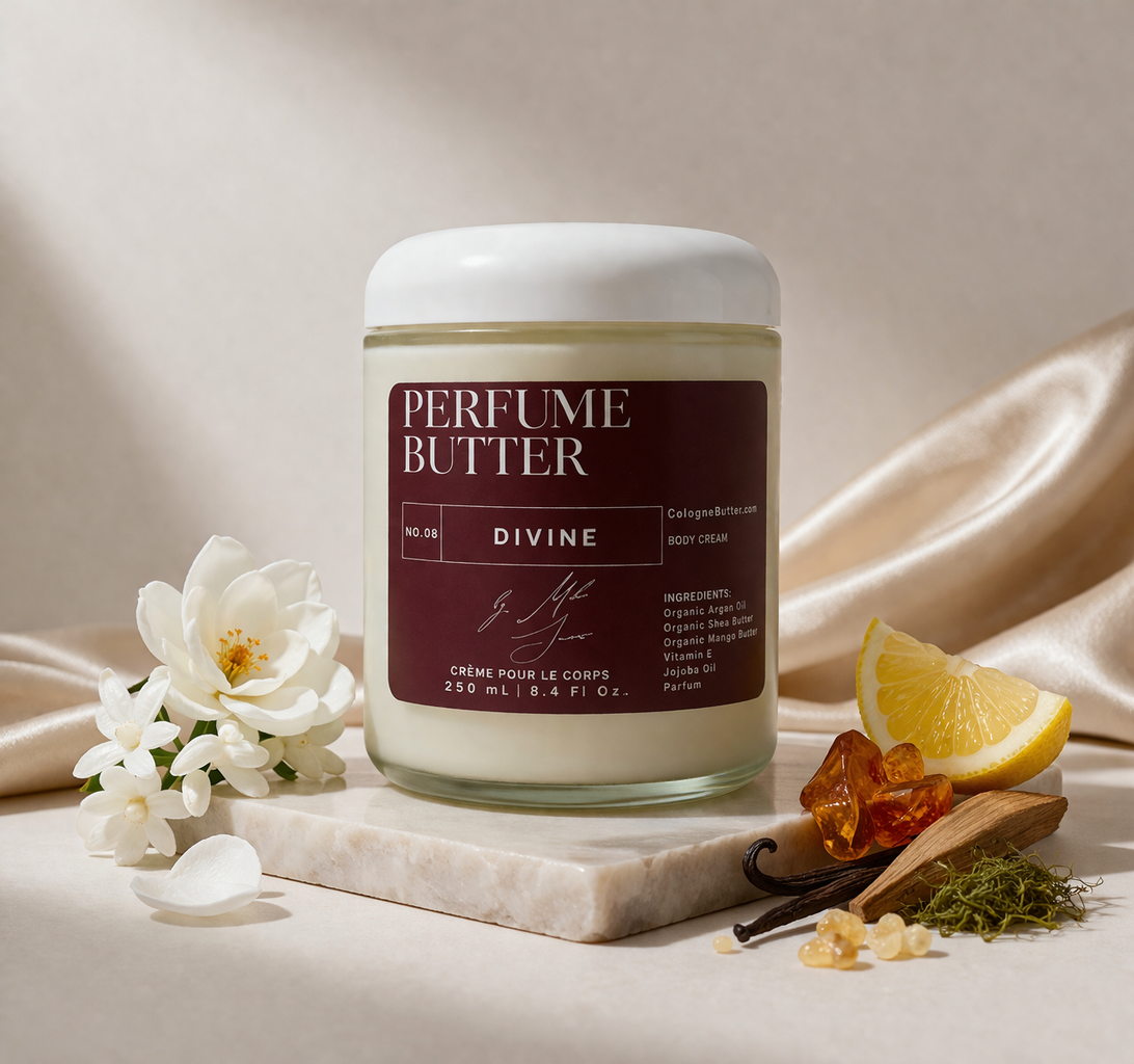 DIVINE – The Luxury Body Butter Perfume | Radiant Citrus, Floral & Warm Vanilla Scent | Elegant Fragrance for Women & Men | Perfume Butter