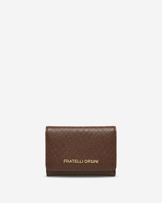 Costanza (brown) - Italian calf leather women’s wallet