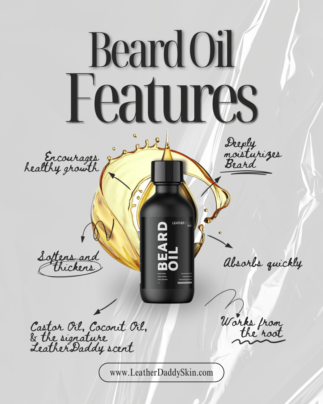 Beard Oil | LeatherDaddy Skin Co.
